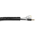 Nedis Cable Management | Spiral Sleeve | 1 pcs | Maximum cable thickness: 22 mm | PE | Black