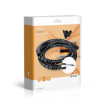 Nedis Cable Management | Spiral Sleeve | 1 pcs | Maximum cable thickness: 22 mm | PE | Black