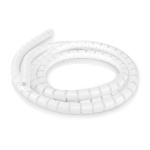 Nedis Cable Management | Spiral Sleeve | 1 pcs | Maximum cable thickness: 22 mm | PE | White