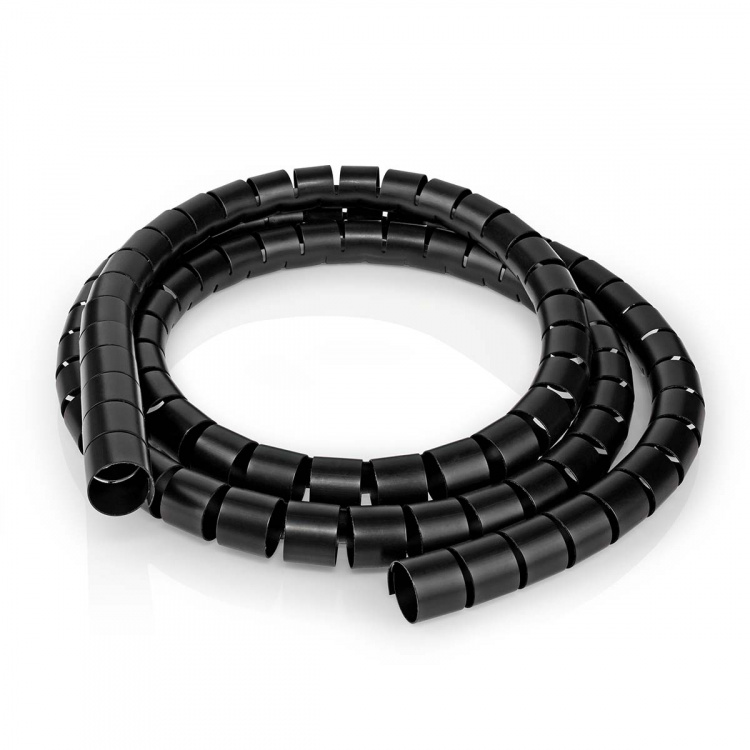 Nedis Cable Management | Spiral Sleeve | 1 pcs | Maximum cable thickness: 28 mm | PE | Black
