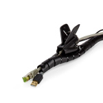 Nedis Cable Management | Spiral Sleeve | 1 pcs | Maximum cable thickness: 28 mm | PE | Black