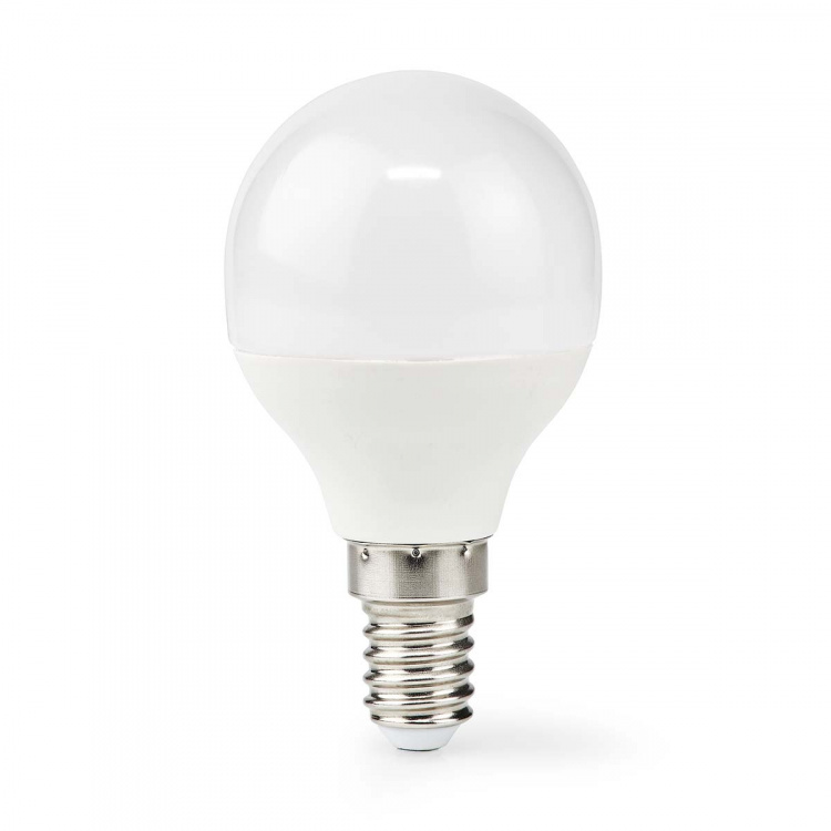 Nedis LED Bulb E14 | G45 | 4.9 W | 470 lm | 2700 K | Warm White | Frosted | 1 pcs Nedis LED Bulb E14 | G45 | 4.9 W | 470 lm | 2700 K | Warm White | Frosted | 1 pcs