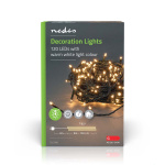 Nedis Christmas Lights | String | 120 LED\'s | Warm White | 9.00 m | Light effects: 7 | Indoor & Outdoor | Mains Powered Nedis Christmas Lights | String | 120 LED\'s | Warm White | 9.00 m | Light effects: 7 | Indoor & Outdoor | Mains Powered