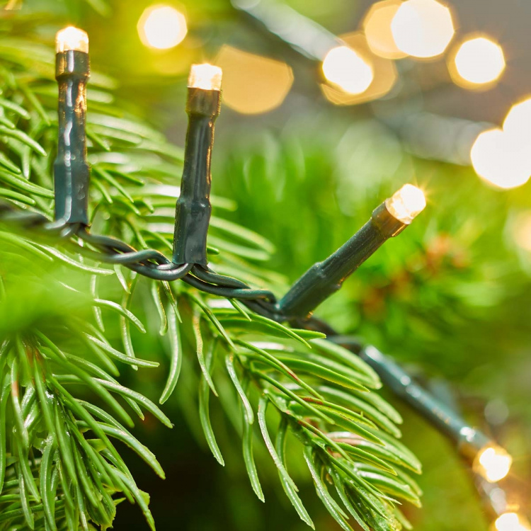 Nedis Christmas Lights | Compact cluster | 1200 LED\'s | Warm White | 24.00 m | Light effects: 7 | Indoor & Outdoor | Mains Powered Nedis Christmas Lights | Compact cluster | 1200 LED\'s | Warm White | 24.00 m | Light effects: 7 | Indoor & Outdoor | Mains Powered