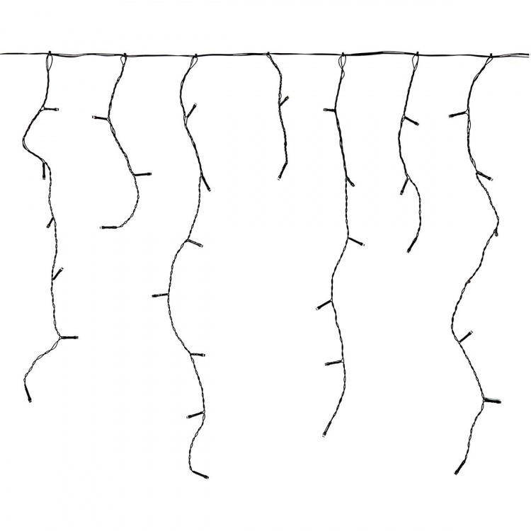 Nedis Decorative Icicle Lights | 360 LED\'s | Warm White | 9.00 m | Mains Powered