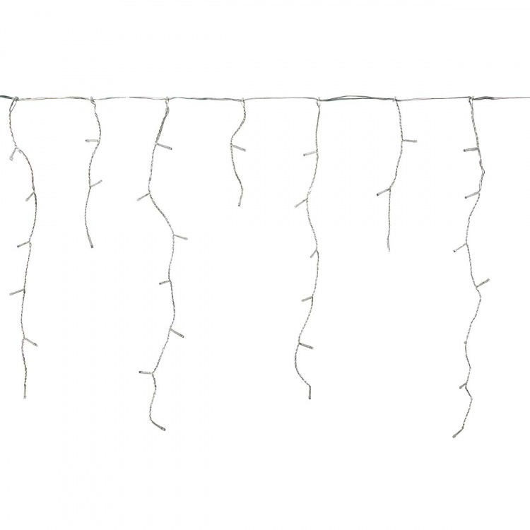 Nedis Decorative Icicle Lights | 180 LED\'s | Cool White | 5.90 m | Mains Powered