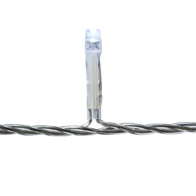 Nedis Decorative Icicle Lights | 180 LED\'s | Cool White | 5.90 m | Mains Powered