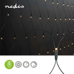 Nedis Decorative Net Lights | Warm White | 160 LED\'s | 2 x 1 m | Indoor & Outdoor | Mains Powered Nedis Decorative Net Lights | Warm White | 160 LED\'s | 2 x 1 m | Indoor & Outdoor | Mains Powered