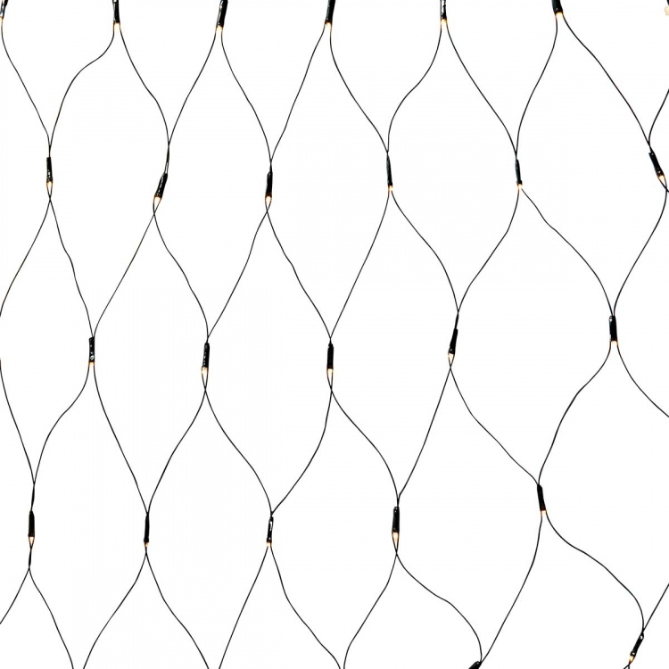 Nedis Decorative Net Lights | Warm White | 320 LED\'s | 3 x 1.5 m | Indoor & Outdoor | Mains Powered