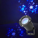 Nedis Decorative Light | LED snowflake projector | White and blue ice crystals | Indoor & Outdoor
