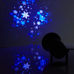 Nedis Decorative Light | LED snowflake projector | White and blue ice crystals | Indoor & Outdoor