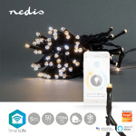 Nedis Smart Christmas lights | Wi-Fi | Warm to Cool White | 50 LED\'s | 5.00 m | Android™ / IOS