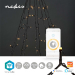 Nedis Smart Christmas lights | Wi-Fi | Warm White | 200 LED\'s | 20.0 m | 10 x 2 m | Android™ / IOS