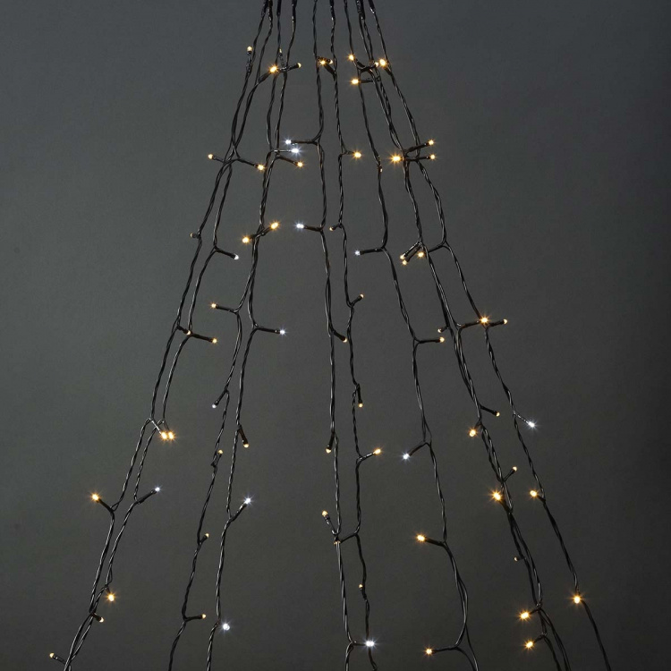 Nedis Smart Christmas lights | Wi-Fi | Warm to Cool White | 200 LED\'s | 20.0 m | 10 x 2 m | Android™ / IOS
