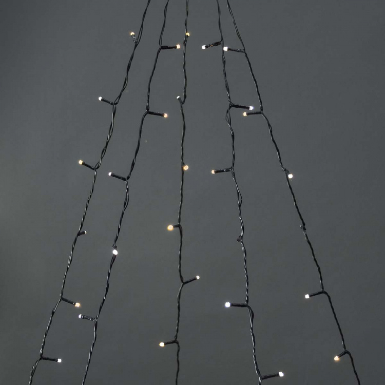 Nedis Smart Christmas lights | Wi-Fi | Warm to Cool White | 200 LED\'s | 20.0 m | 5 x 4 m | Android™ / IOS