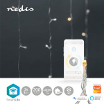 Nedis Smart Christmas lights | Wi-Fi | Warm to Cool White | 200 LED\'s | 3 m | Android™ / IOS