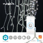 Nedis Smart Christmas lights | Wi-Fi | Cool White | 240 LED\'s | 5.00 m | Android™ / IOS