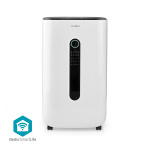Nedis SmartLife Dehumidifier | Wi-Fi | Dehumidification / Continuous / Max+ / Dry laundry / Ventilation | Android™ / IOS | 195 m³/h