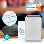 Nedis SmartLife Dehumidifier | Wi-Fi | Dehumidification / Continuous / Max+ / Dry laundry / Ventilation | Android™ / IOS | 210 m³/h Nedis SmartLife Dehumidifier | Wi-Fi | Dehumidification / Continuous / Max+ / Dry laundry / Ventilation | Android™ / IOS | 210 m³/h