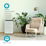 Nedis SmartLife Dehumidifier | Wi-Fi | Dehumidification / Continuous / Max+ / Dry laundry / Ventilation | Android™ / IOS | 210 m³/h Nedis SmartLife Dehumidifier | Wi-Fi | Dehumidification / Continuous / Max+ / Dry laundry / Ventilation | Android™ / IOS | 210 m³/h