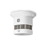Nedis SmartLife Smoke Detector | Zigbee 3.0 | Battery Powered | Sensor life cycle: 10 year | EN 14604 | Max. battery life: 60 Months | 85 dB | White | 1 pcs