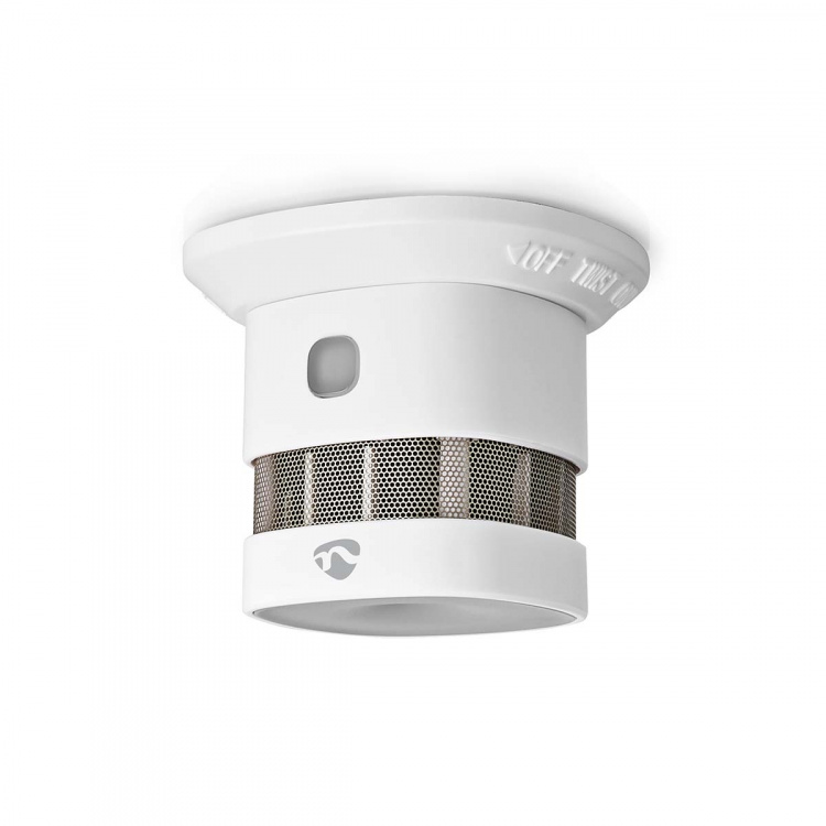 Nedis SmartLife Smoke Detector | Zigbee 3.0 | Battery Powered | Sensor life cycle: 10 year | EN 14604 | Max. battery life: 60 Months | 85 dB | White | 1 pcs
