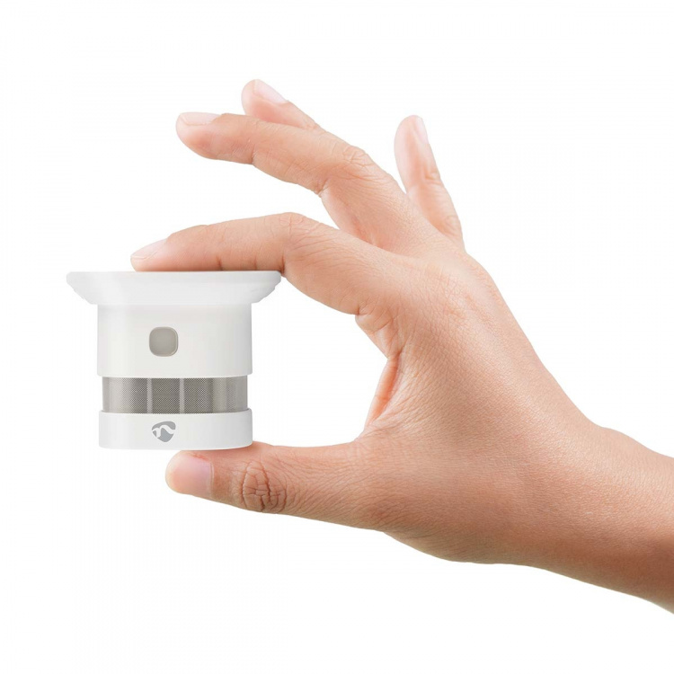Nedis SmartLife Smoke Detector | Zigbee 3.0 | Battery Powered | Sensor life cycle: 10 year | EN 14604 | Max. battery life: 60 Months | 85 dB | White | 1 pcs