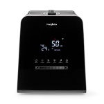 Nedis SmartLife Humidifier | 110 W | With Cool and Warm Mist | 5.5 l | Hygrometer | Timer | Remote control | Night mode | Black