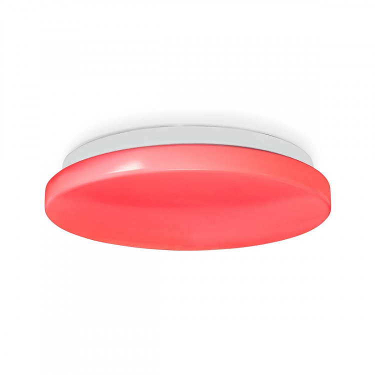 Nedis SmartLife Ceiling Light | Wi-Fi | RGB / Warm to Cool White | Round | Diameter: 260 mm | 1820 lm | 3000 - 6500 K | IP20 | Energy class: F | Android™ / IOS
