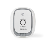 Nedis SmartLife Gas Detector | Zigbee 3.0 | Mains Powered | Sensor life cycle: 5 year | EN 50194-1:2009 | Android™ / IOS | With test button | 75 dB | White Nedis SmartLife Gas Detector | Zigbee 3.0 | Mains Powered | Sensor life cycle: 5 year | EN 50194-1:2009 | Android™ / IOS | With test button | 75 dB | White