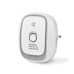 Nedis SmartLife Gas Detector | Zigbee 3.0 | Mains Powered | Sensor life cycle: 5 year | EN 50194-1:2009 | Android™ / IOS | With test button | 75 dB | White Nedis SmartLife Gas Detector | Zigbee 3.0 | Mains Powered | Sensor life cycle: 5 year | EN 50194-1:2009 | Android™ / IOS | With test button | 75 dB | White