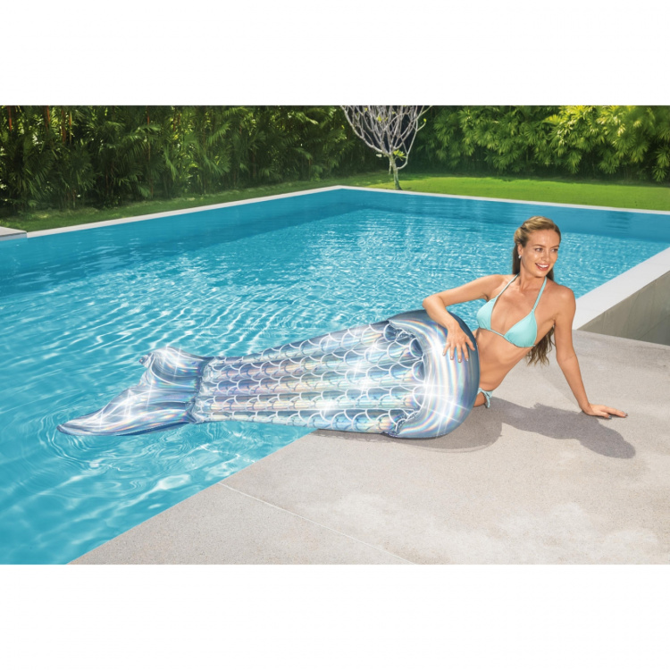 Bestway Luftmadrass 1.93m Regnbågsskim