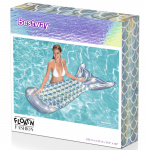 Bestway Luftmadrass 1.93m Regnbågsskim