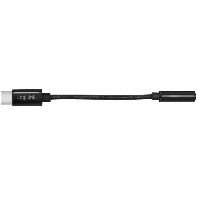 LogiLink USB-C 3,5mm-ljudadapter m DAC LogiLink USB-C 3,5mm-ljudadapter m DAC