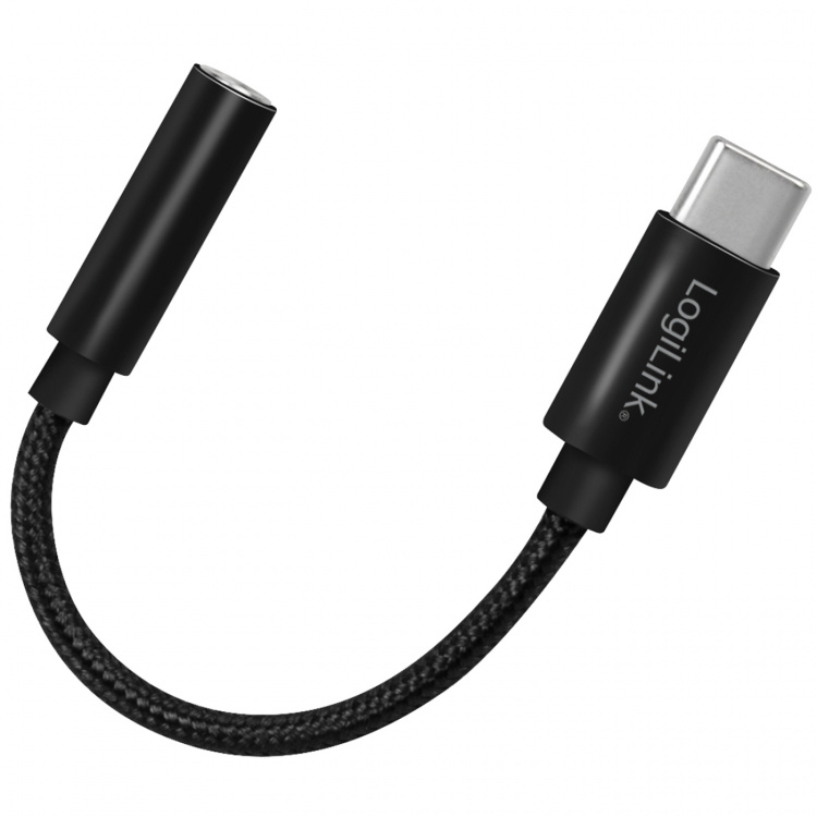 LogiLink USB-C 3,5mm-ljudadapter m DAC LogiLink USB-C 3,5mm-ljudadapter m DAC