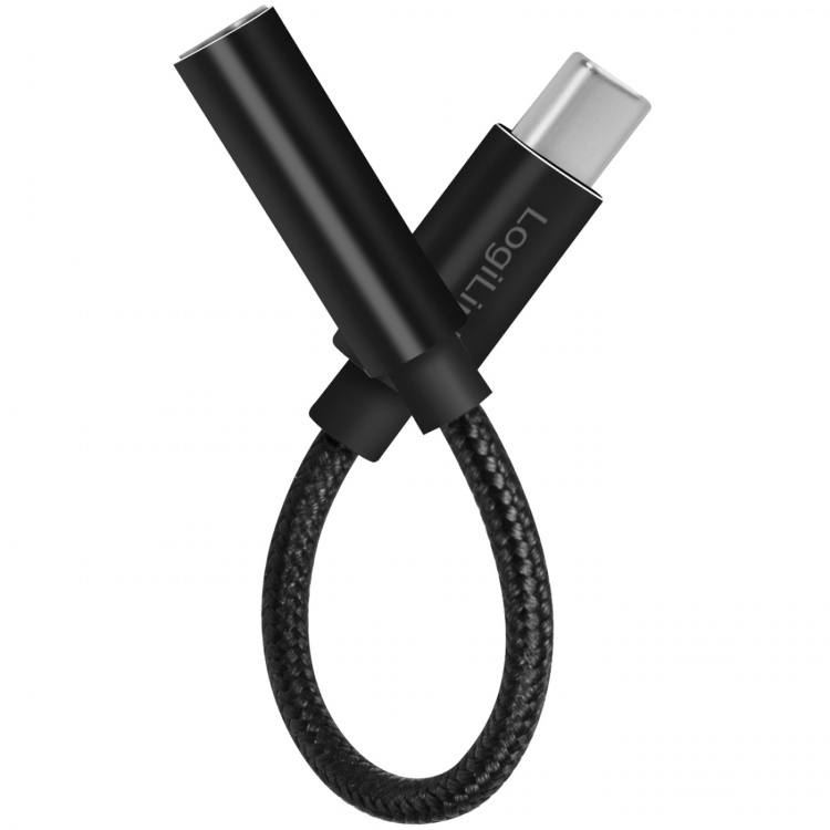 LogiLink USB-C 3,5mm-ljudadapter m DAC LogiLink USB-C 3,5mm-ljudadapter m DAC