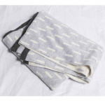 NG Baby Filt Jaquardstickad Grey Line NG Baby Filt Jaquardstickad Grey Line