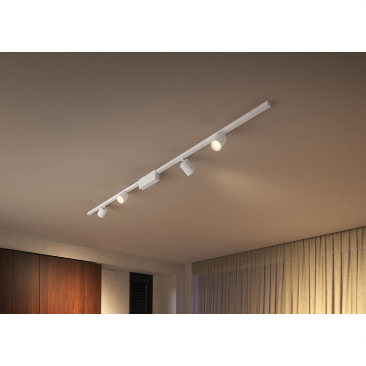 Philips Hue Perifo Rak bassats 4 spotlights Vit