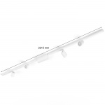 Philips Hue Perifo Rak bassats 4 spotlights Vit