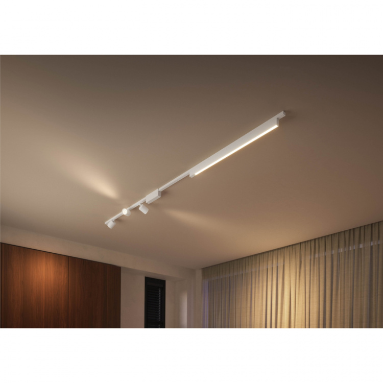 <p><strong>Perifo straight base set for ceiling (3 spots, 1 light rail) White</strong><br /><br />This smart ceiling track kit in black includes three cylinder spotlights, a linear light track, a 1-meter track, a 1.5-meter track, and a power supply unit t <p><strong>Perifo straight base set for ceiling (3 spots, 1 light rail) White</strong><br /><br />This smart ceiling track kit in black includes three cylinder spotlights, a linear light track, a 1-meter track, a 1.5-meter track, and a power supply unit t