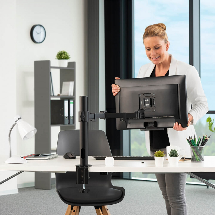 Hama Monitor Holder Operator Single XL Black