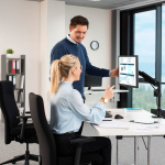 Hama Monitor Holder Performer Single Black