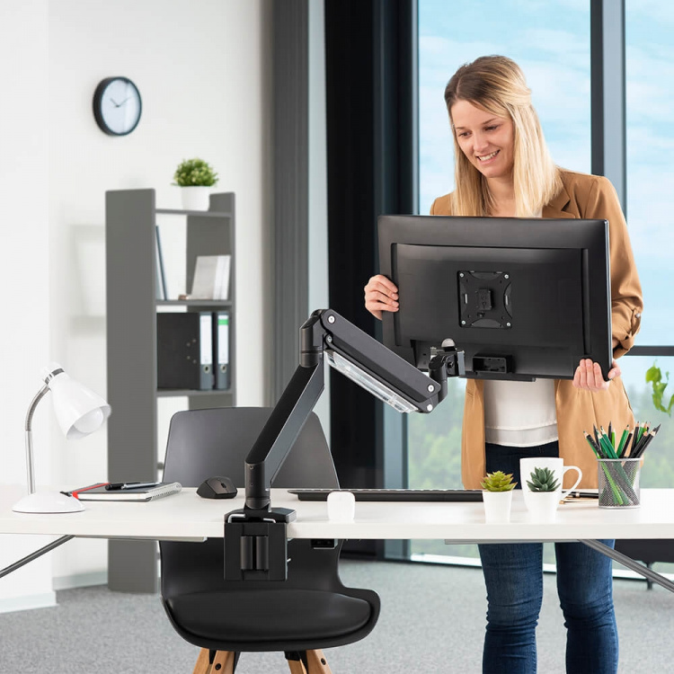 Hama Monitor Holder Performer Single Dynamic Black Hama Monitor Holder Performer Single Dynamic Black