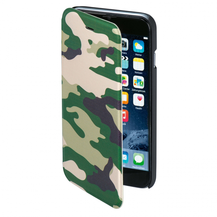 Hama Mobilewallet DesignLine iPhone 6/7/8/SE Camo Green