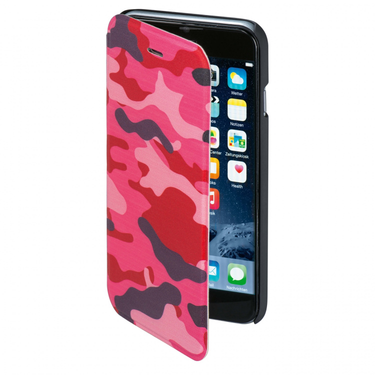 Hama Mobilewallet DesignLine iPhone6/6S Camo Pink