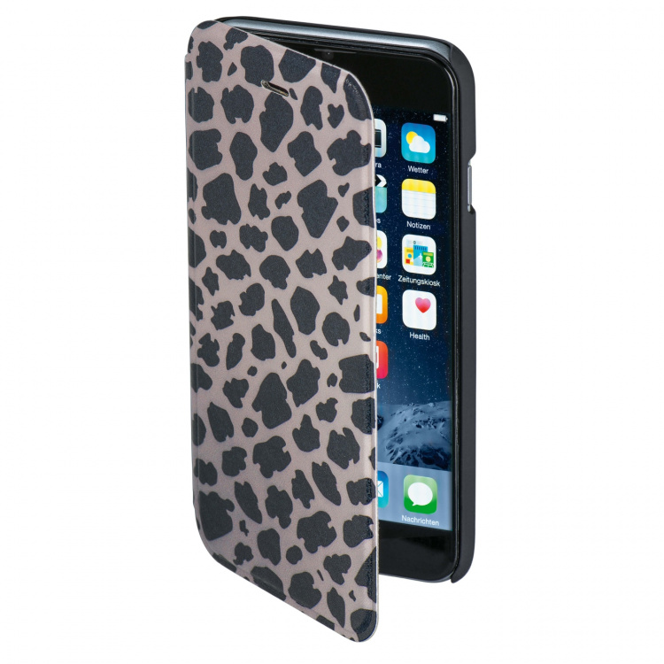 Hama Mobilewallet DesignLine iPhone6/6S Leopard Grey