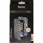 Hama Mobilewallet DesignLine iPhone6/6S Leopard Grey
