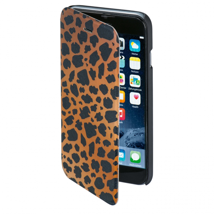 Hama Mobilewallet DesignLine iPhone6/6S Leopard Brown