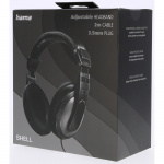 Hama Headphone Shell Over-Ear Wired Black