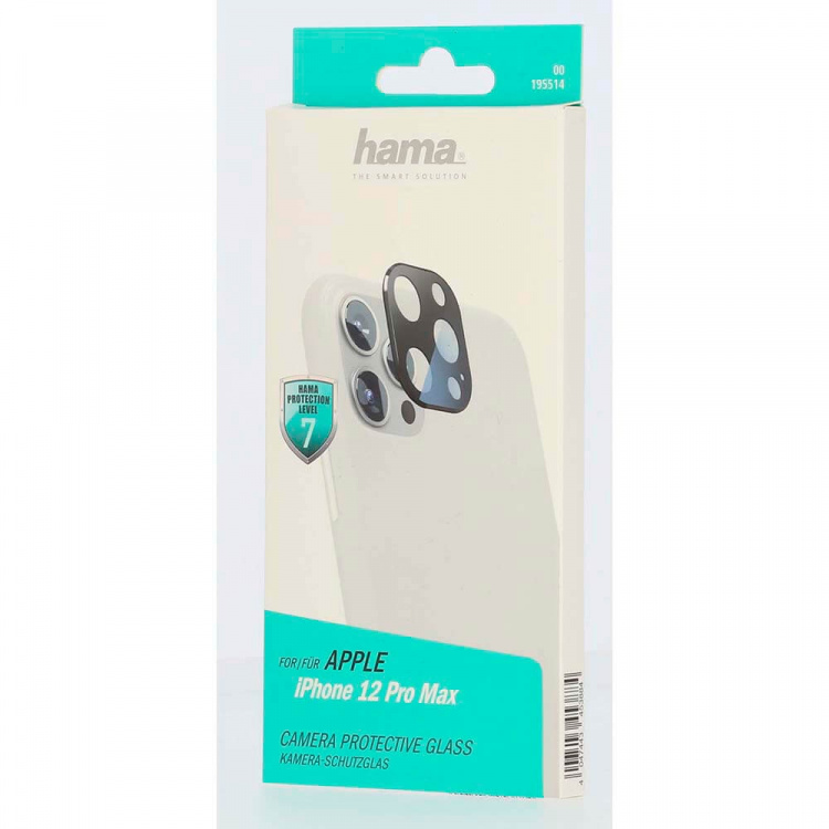 Hama Camera Protective Glass iPhone 12 Pro Max Black
